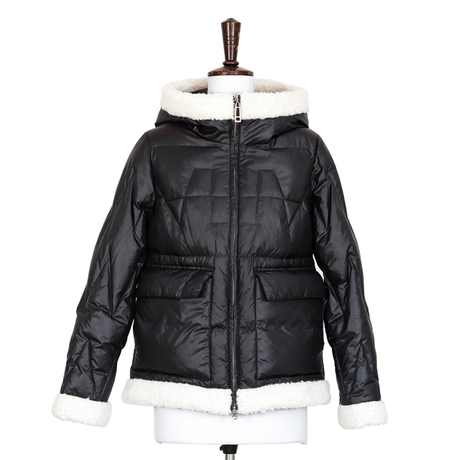 Down Jacket 2021 Women's Fashion Winter Jacket Short Clothing Hooded Design White Fur Edge Casual and Fashion Apparel